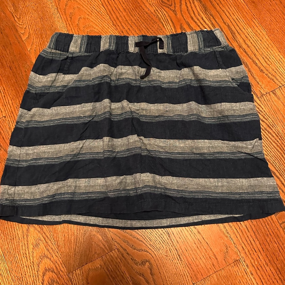 Blue striped Patagonia skirt